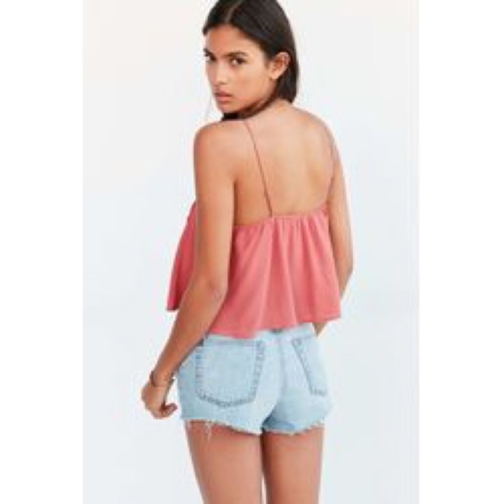 Embroidered Square Neck Tank - Picture 2 of 6